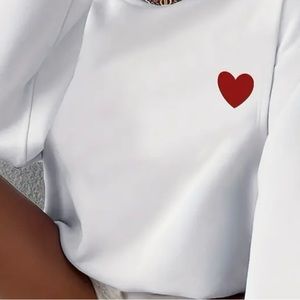 Valentines Heart pullover